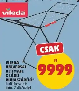 PENNY Vileda universal ultimate x lábú ruhaszáritó ajánlat