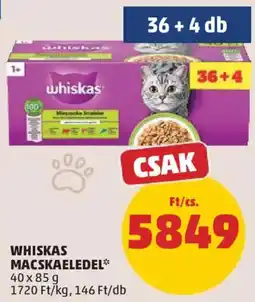 PENNY Whiskas macskaeledel ajánlat