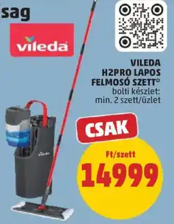 PENNY Vileda h2pro lapos felmosó szett ajánlat