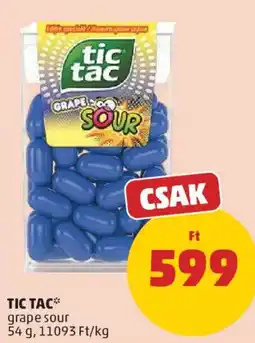 PENNY tic tac grape sour ajánlat