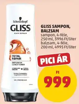 PENNY Gliss sampon, balzsam ajánlat