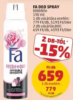 PENNY Fa deo spray ajánlat