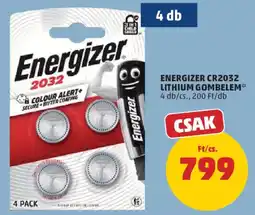 PENNY Energizer cr2032 lithium gombelem ajánlat