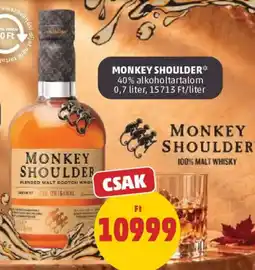 PENNY Monkey Shoulder ajánlat