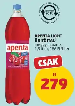 PENNY apenta light üdítőital ajánlat