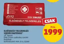 PENNY SOS elsősegély felszerelés ajánlat
