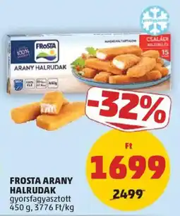 PENNY Frosta arany halrudak ajánlat