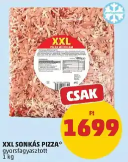 PENNY XXL sonkás pizza ajánlat