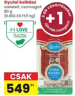 Spar Market Gyulai kolbász ajánlat