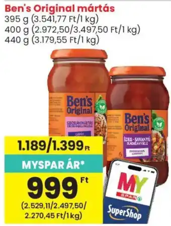 Ben's Original mártás
