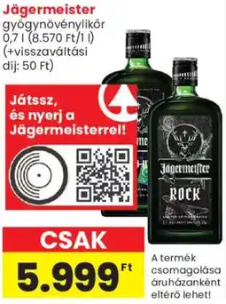 Spar Market Jägermeister gyógynövénylikőr ajánlat