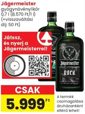 Jägermeister gyógynövénylikőr