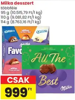 Spar Market Milka desszert ajánlat