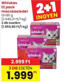 Spar Market Whiskas macskaeledel ajánlat