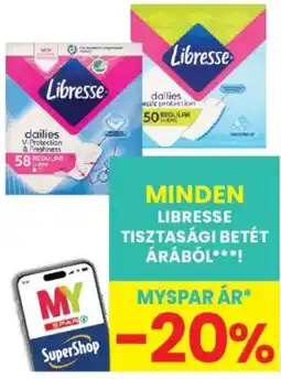 Spar Market Libresse dailies ajánlat