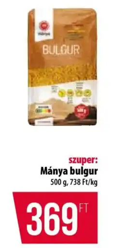 Coop Mánya bulgur ajánlat