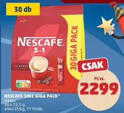 PENNY Nescafe 3in1 giga pack classic ajánlat