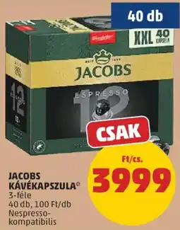PENNY Jacobs kávékapszula ajánlat