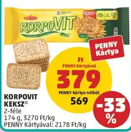 PENNY KorpoVit keksz ajánlat