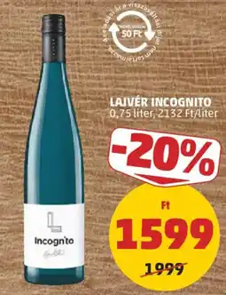 PENNY Lajvér Incognito ajánlat