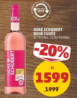 PENNY Gere Schubert Rose Cuvée ajánlat
