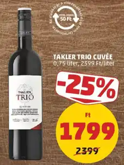 PENNY Takler trio cuvée ajánlat