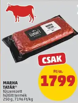 PENNY Gourmet marha tatár ajánlat
