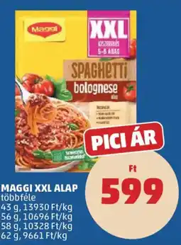 PENNY Maggi xxl spagetti bolognese ajánlat