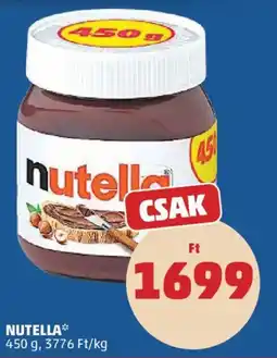 PENNY Nutella ajánlat