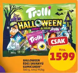 PENNY Trolli halloween édes savanyú gumicukor ajánlat