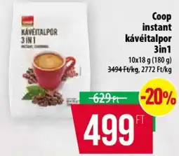 Coop Coop kávéitalpor ajánlat