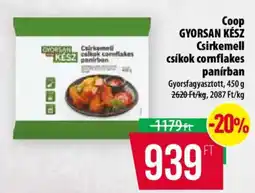 Coop Coop gyorsan kész csirkemell csíkok cornflakes panírban ajánlat