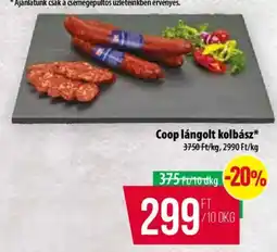 Coop Coop lángolt kolbász ajánlat