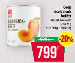 Coop Coop őszibarack befőtt ajánlat