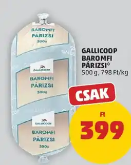 PENNY Gallicoop baromfi párizsi ajánlat