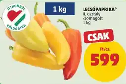 PENNY Lecsópaprika ajánlat