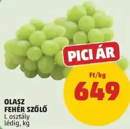 PENNY Olasz fehér szőlő ajánlat