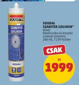PENNY Soudal szaniter szilikon ajánlat