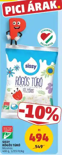 PENNY Sissy rögös túró ajánlat