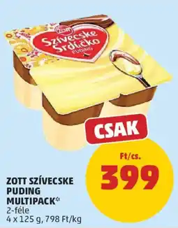 PENNY Zott szívecske puding ajánlat