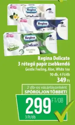 Coop regina delicate 3 rétegű papír zsebkendő ajánlat