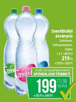 Coop Szentkirályi ásványvíz ajánlat