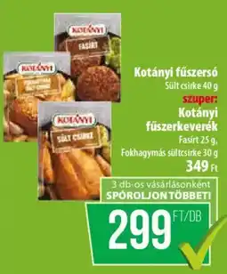 Coop Kotányi fűszerkeverék ajánlat