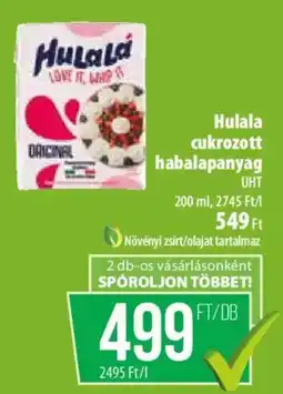 Coop Hulala cukrozott habalapanyag ajánlat
