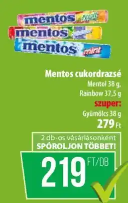Coop Mentos cukordrazsé ajánlat
