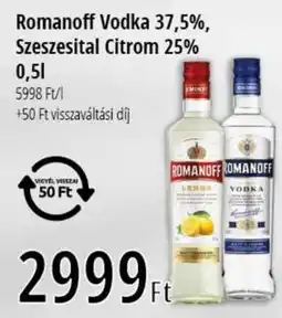 Real Romanoff vodka ajánlat