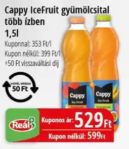 Real Cappy gyümölcsital ajánlat