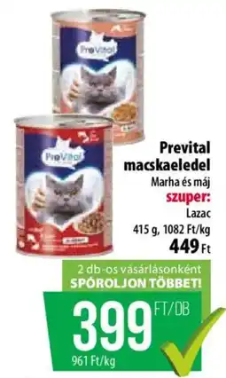 Coop Prevital macskaeledel ajánlat