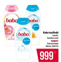 Coop Baba tusfürdő ajánlat