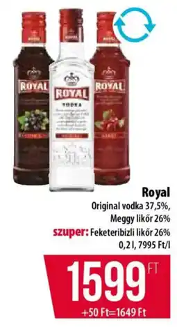 Coop Royal vodka ajánlat